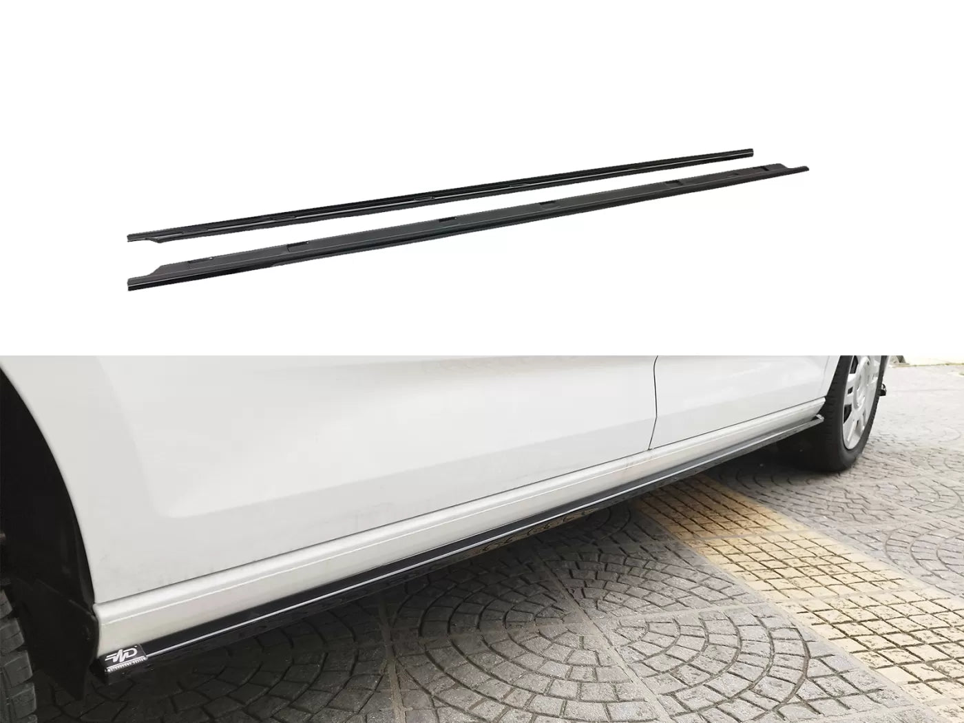 Side Skirts Extensions V.1 Ford Transit Connect L2 Mk3 (2024-)