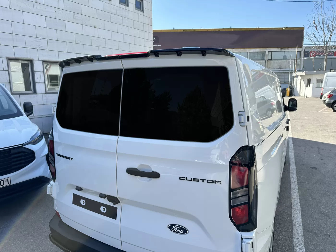 Roof Spoiler V.1 Barn Doors Ford Transit Custom Mk2 (2023-)