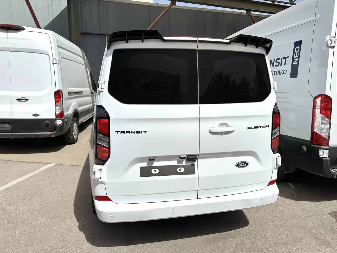 Roof Spoiler V.2 Barn Doors Ford Transit Custom Mk2 (2023-)