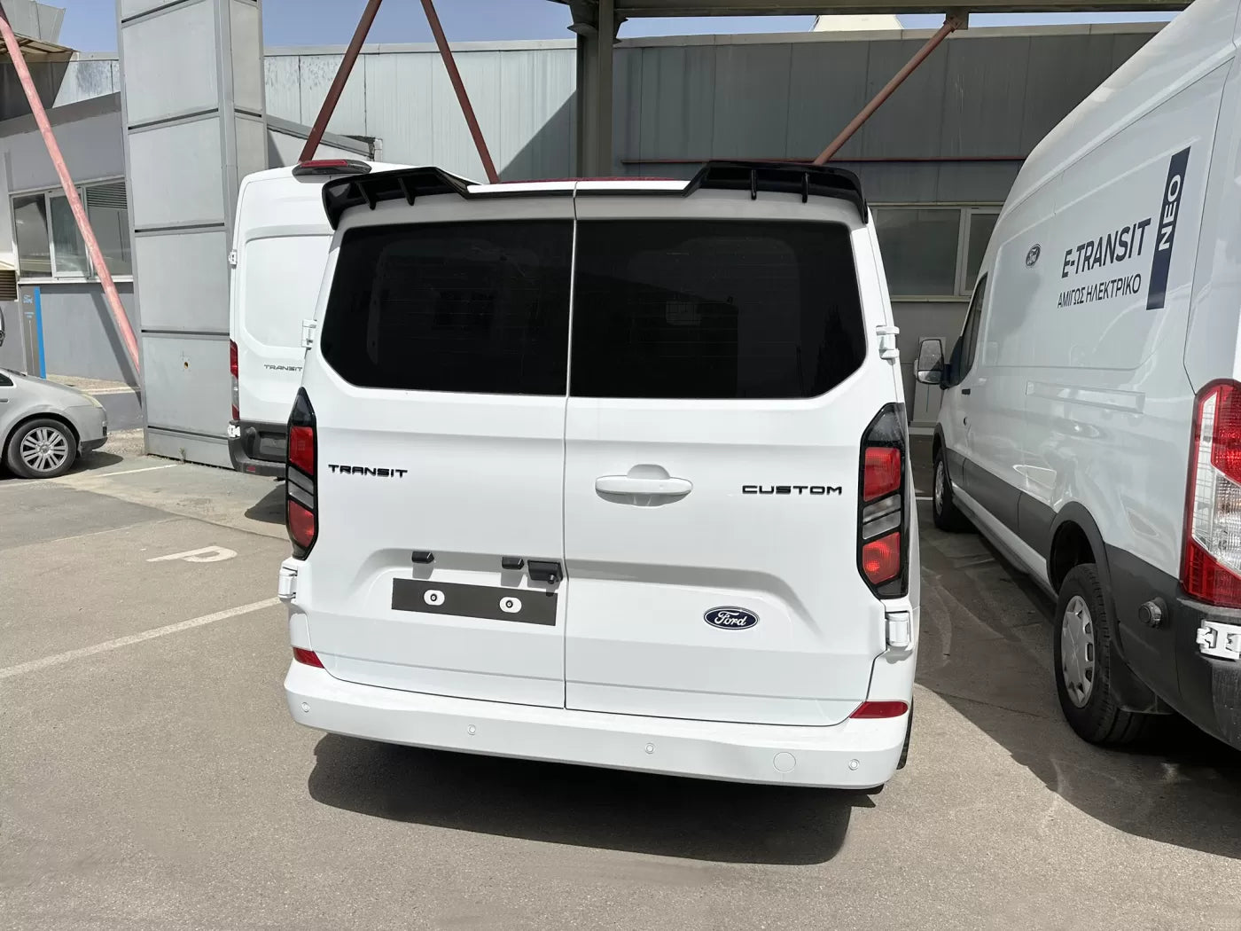 Roof Spoiler V.2 Barn Doors Ford Transit Custom Mk2 (2023-)