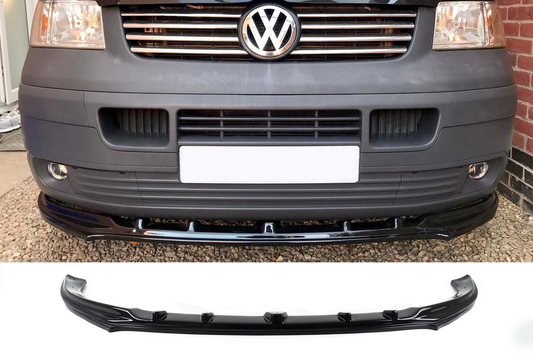 Front lip Splitter - T5 (2003 - 2009) Gloss Black