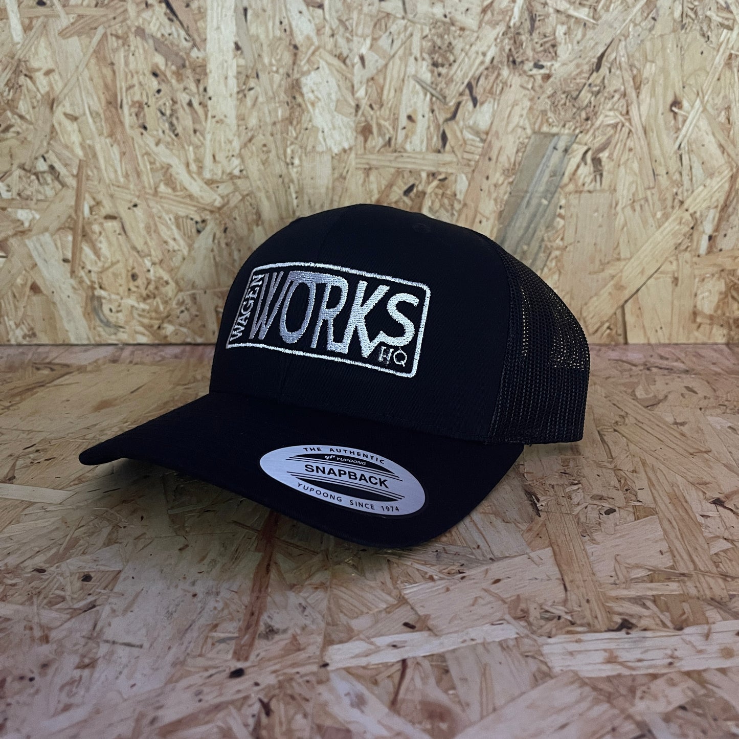 Wagenworks Snapback, Black/Black.